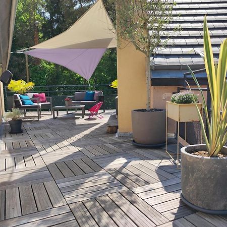 "Le Rooftop De La Fontaine" Dans Cadre Verdoyant Luisant Exterior foto