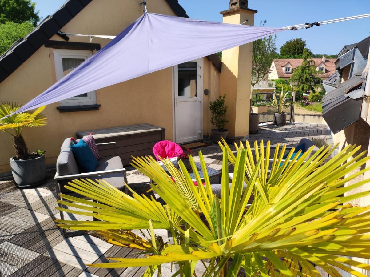 "Le Rooftop De La Fontaine" Dans Cadre Verdoyant Luisant Exterior foto
